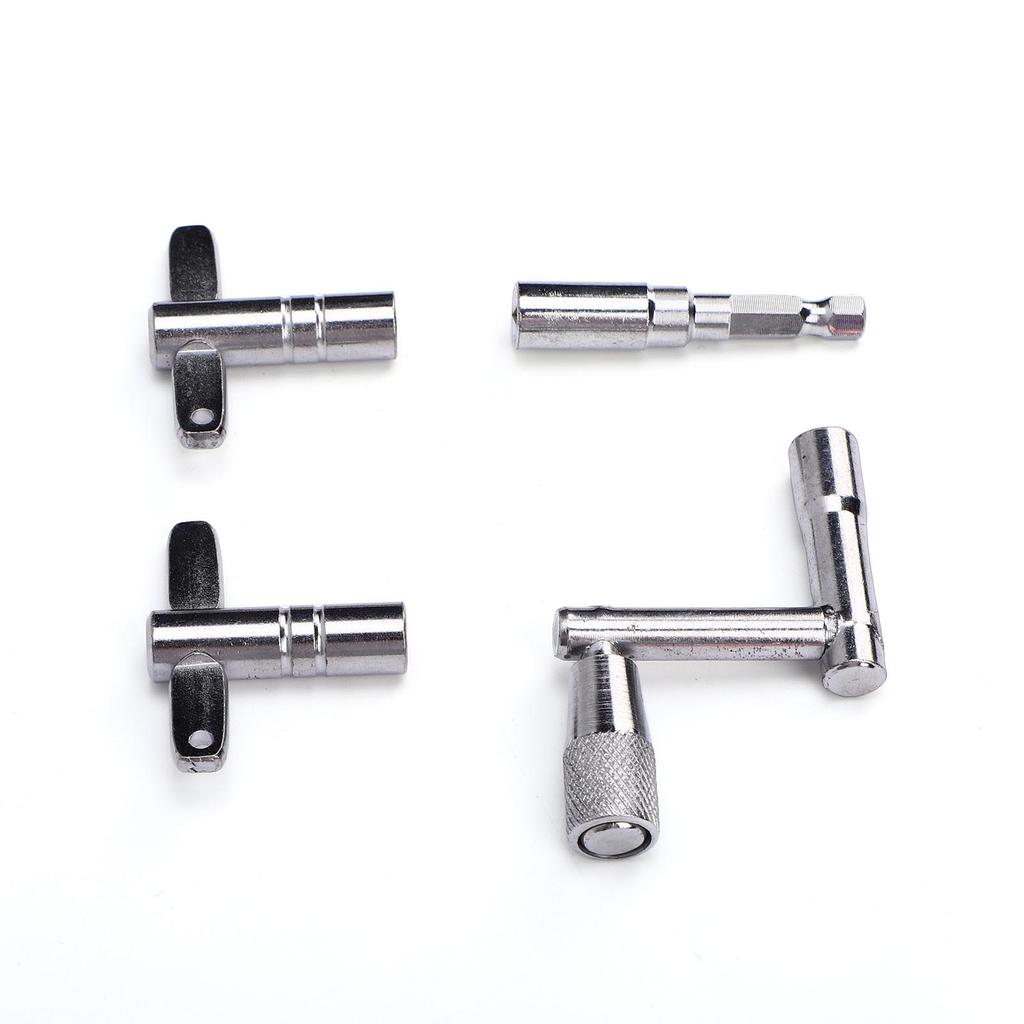 Drum Key Set 4Pcs Metal Tuning Tool Wrench Portable for Acoustic and Electronic Drums