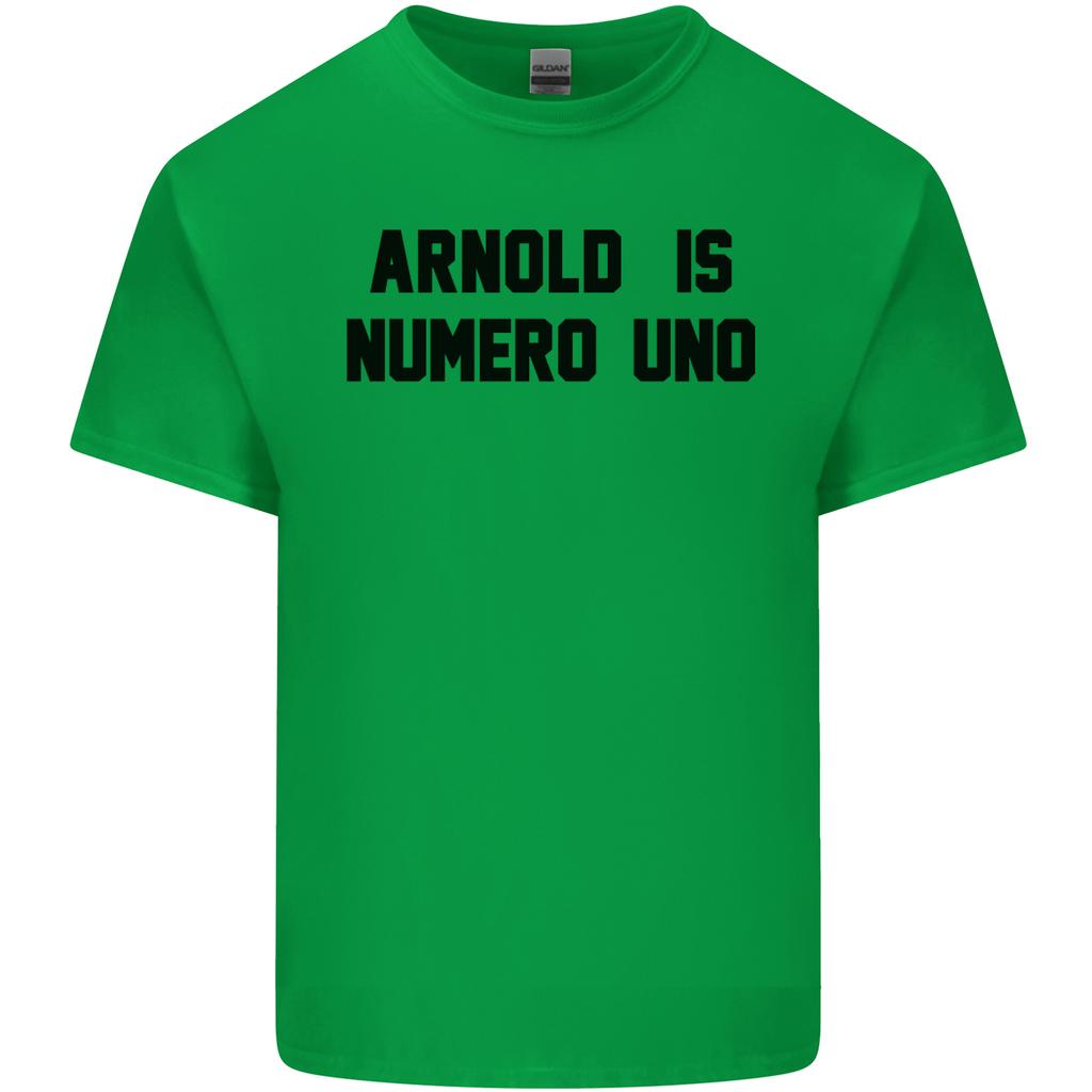 Arnold Is Numero Uno Schwarzenegger Gym Unisexs Light Cotton Tshirt