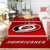 Hurricanes Team Spirit Area Rug Suitable for Indoor And Outdoor,Carpets for Kitchens, Homes, Offices, Living Rooms,Home Decor,Christmas Gift