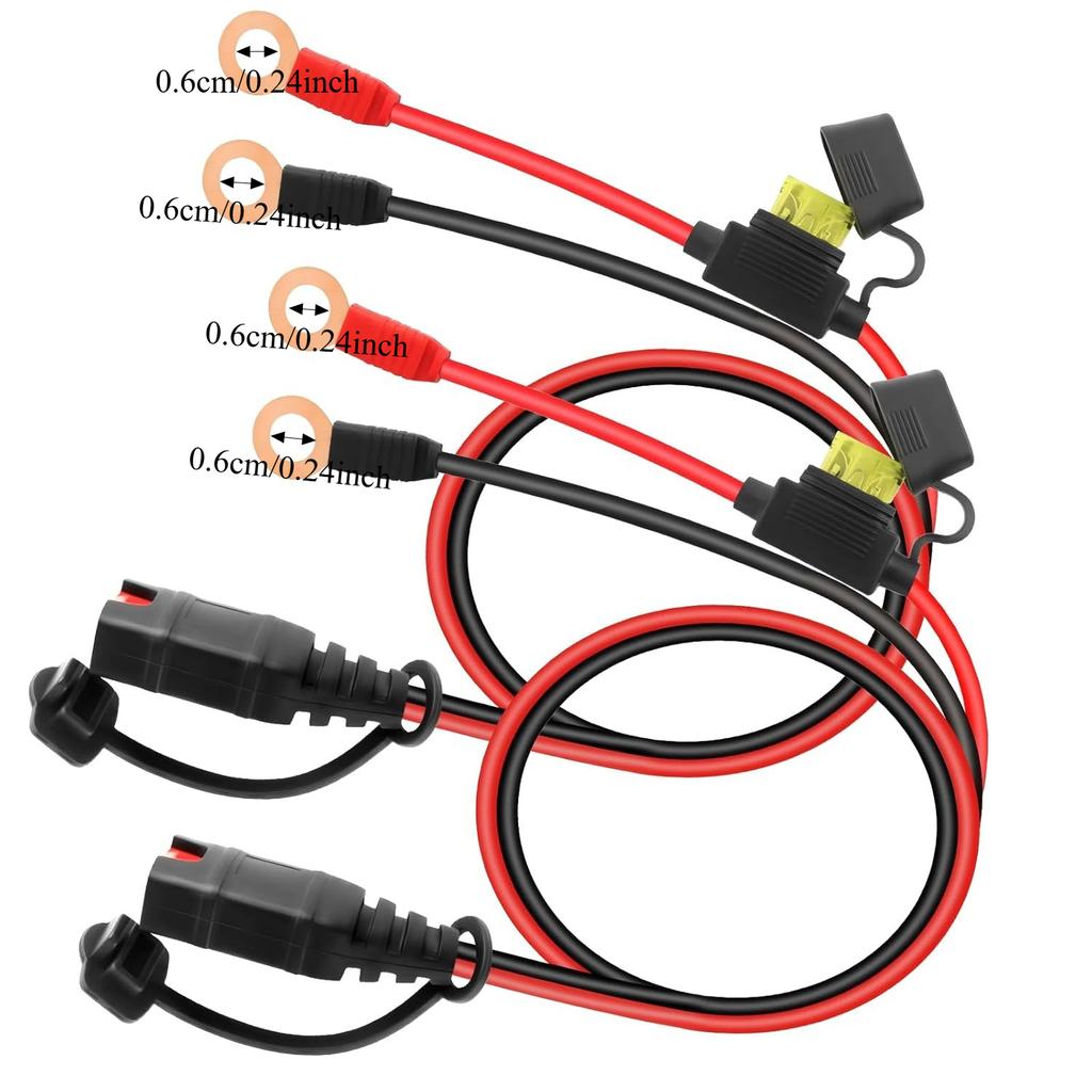 Xiaomi M6/M10 Premium Silicone Fast Charging Car Plug Cable 1/2PCS For NOCO GC008X Connector Durable High Conductivity Waterproof