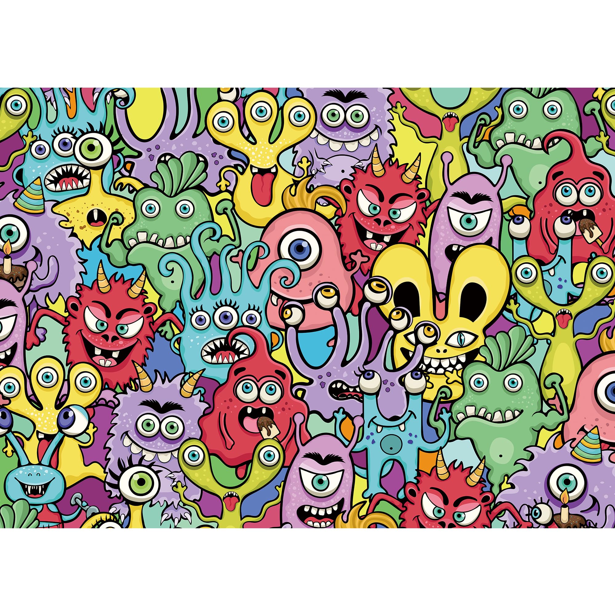 

MISITU Jigsaw Puzzle 1000 Piece Puzzle Landscape Painting Present Birthday Christmas Stylish Interior Monster x 70 (50 cm)