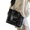 Women's Fashion Niche Rivet Shoulder Tote Bag