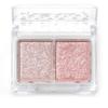 Canmake Glitter Mania 02 Pastel Pink 2.7g Eyeshadow, Glitter, Shiny, Pearl, Two-Color Eyeshadow,