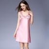 Ice Silk Lace Sleeveless Nightgown for Women - Sexy, Loose, Plus Size Pajamas