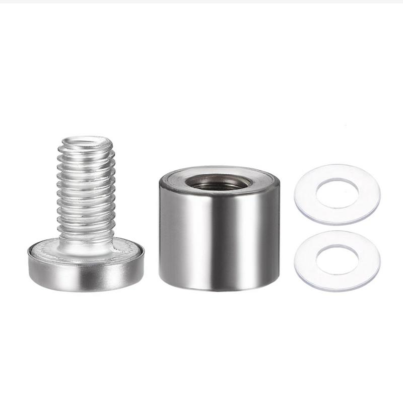Multiple Size Stainless Steel Glass Fasteners Advertising Board Fixed Nail Durable Spacer Holder Billboard Fixing Screw Standoff