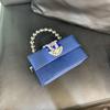 Shiny Diamond Square Bag Diamond Satin Pearl Gift Box Bag Handheld Messenger Bag Ladies Dinner Bag
