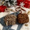 Leopard Print Women'S Crossbody Bag, Versatile Small Square Bag, Print Women'S Shoulder Tote, Gift Bag for Wife Or Girlfriend