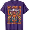 Niemand ist illegal auf gestohlenem Land Native Americans Vintage T-Shirt