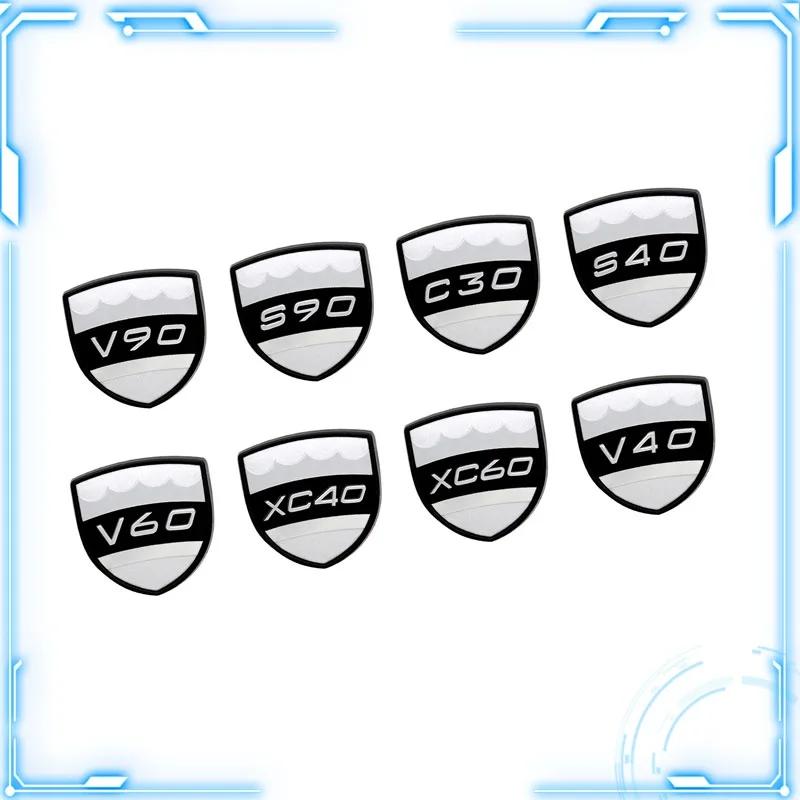 2Pcs 3D Metal Car Fender Side Sticker Emblem Logo For Volvo V40 V60 V90 XC40 XC60 XC90 S40 S60 S60L S80L C30 S80 Auto Decoration