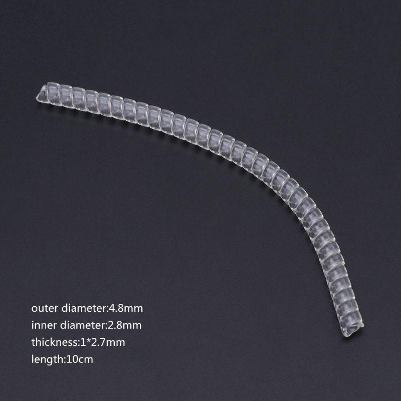 Ring Adjuster Invisible Transparent Spiral Cord Tension Reducer Adjustable Sizes