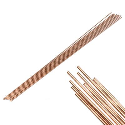 10 Stück Neue Rote Kupfer Massive Runde Gas Bronze Stange Zum Nieten Schneiden 1,6*330mm