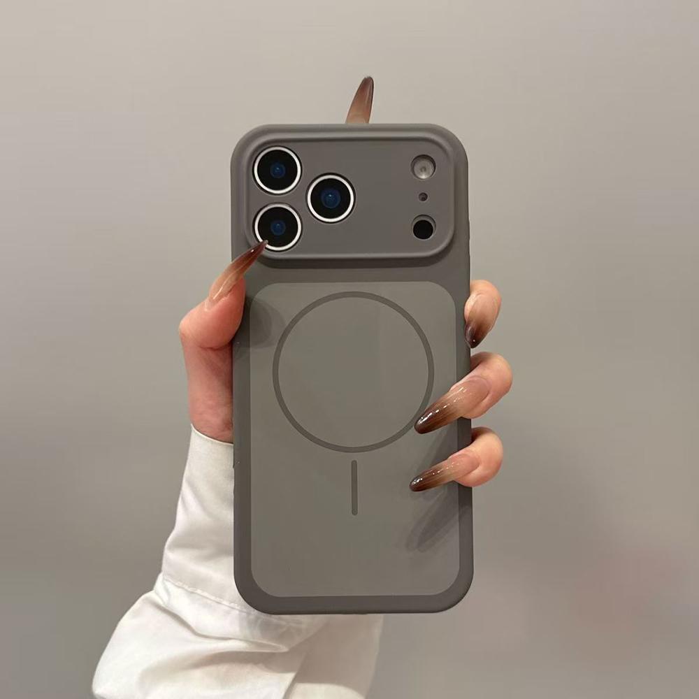 

Оригинальный чехол из жидкого силикона чистого цвета для iPhone 17 Pro Max 17Pro 17 Air С крышкой для магнитной беспроводной зарядки Magsafe iPhone Air