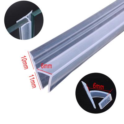 2m Bathroom Door Seal Strip For Glass  6/8/10/12mm Seal Gap Waterproof Sealing Strip Shower Room Door Window Glass Seal Strip