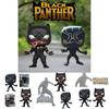 Pop Avengers Black Panther Venom Black Panther Classic Character Commemorative Action Figure Model Toy 10cm, Pvc Material