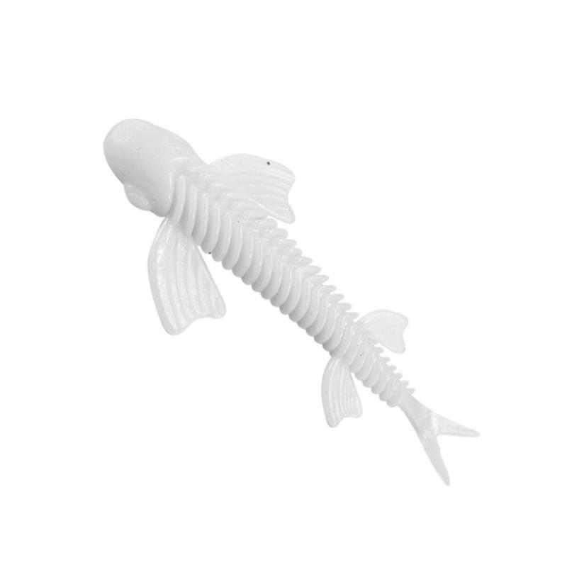 10Pcs Lure Set Floating Tpe Butterfly Swimbait Fork Tail Soft Lure Black Pit Bass Perch Chub Fishing Bait 65Mm1.3G