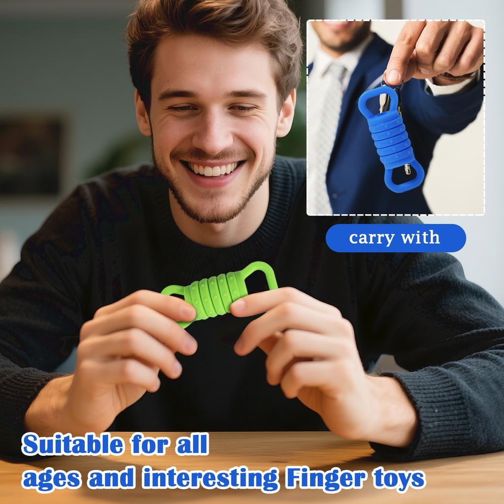 Fun Finger Toys For All Ages Food Grade Silicone Finger Decompression Toys Stretchable And Easy To Clean