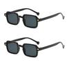 2PCS Vintage Fashion Square Sunglasses Women Men Retro Classic Brand Designer Sun Glasses Fishing Male Female Glasses UV400