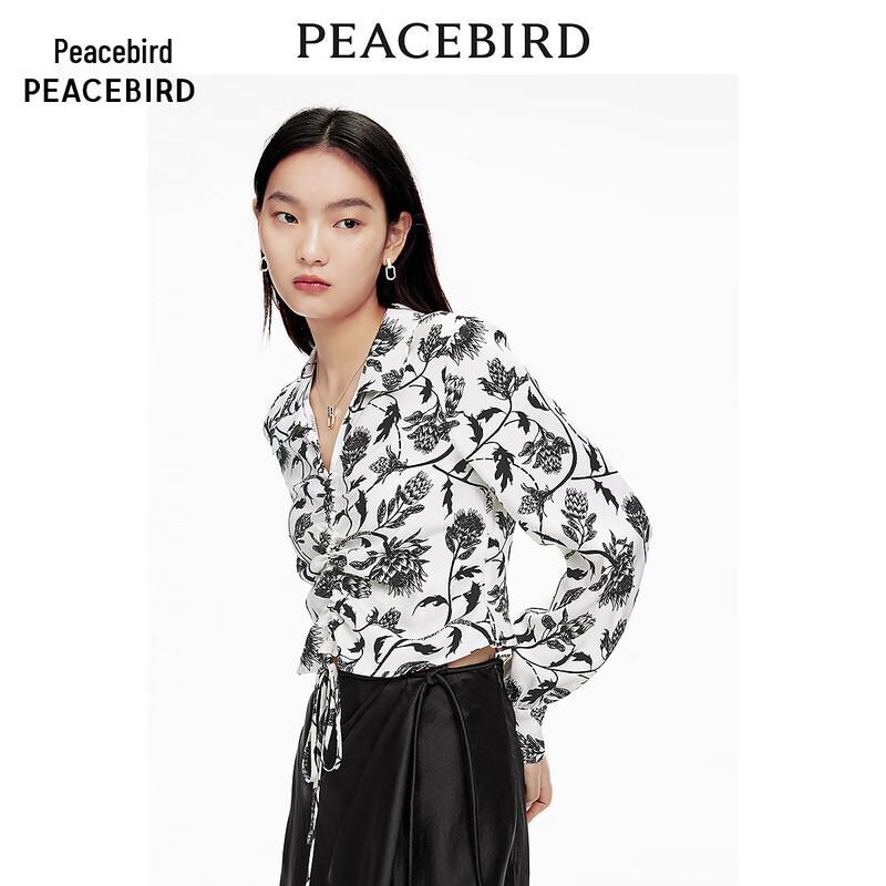 PEACEBIRD Ruched Top M