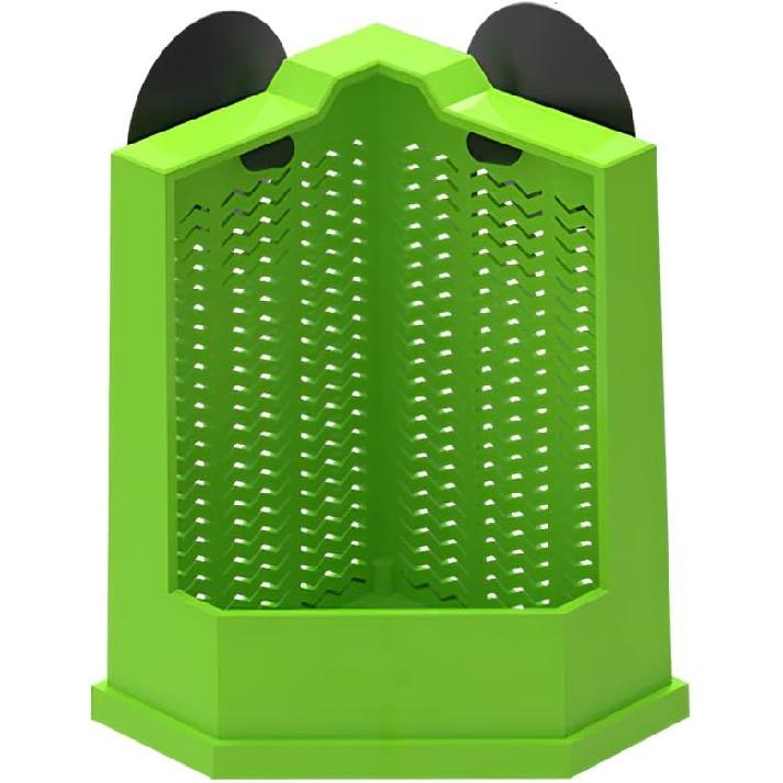 Кормушка для бородатой агамы, Угловая кормушка для рептилий, Настенная кормушка для террариума на присосках для ящерицы, игуаны, геккона, бородатой агамы Small