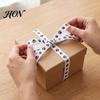 Floral Arrangement Craft Supplies 0.4" x 9.8 Yards Paw Print Ribbed Ribbon, Decorative Fabric Ribbon for DIY Gift Wrapping Pet Themed and Bows,