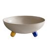 Frutero para encimera de cocina, Cesta de almacenamiento de plástico grande con soporte, Bol de servir multifuncional para centro de mesa de mesa de comedor