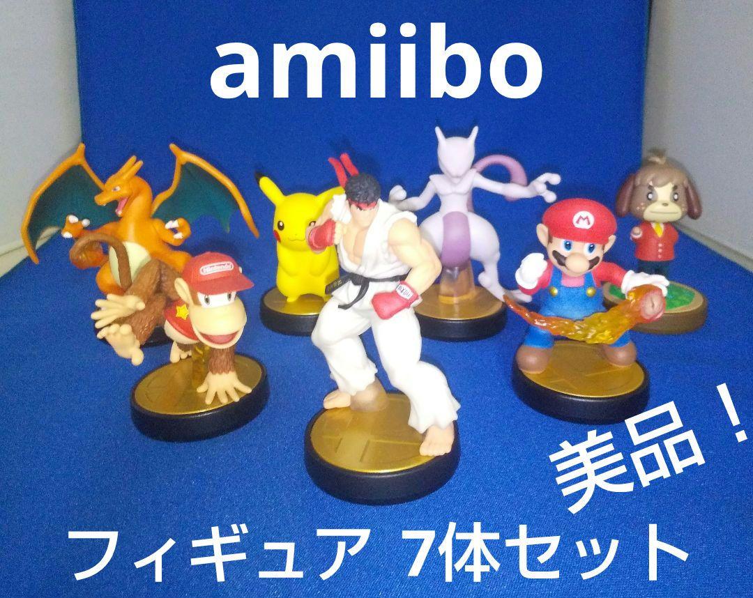 

[USED] Set of 7 Amiibo Game Character Figures for Nintendo