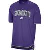 Dri-Fit Nba Sacramento Kings Hardwood Classic Comfortable Crew Neck Short Sleeve T-Shirt Men Tops Purple FZ0145-504