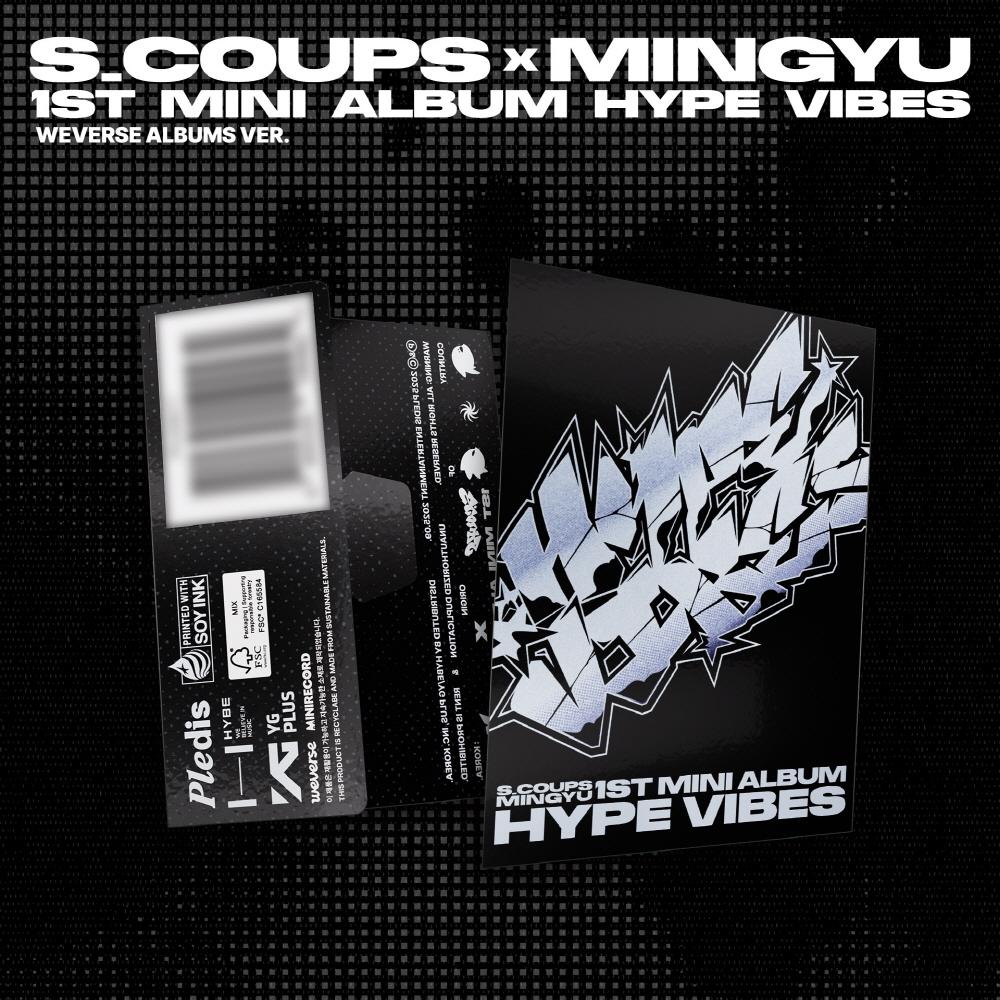 

S.COUPS X MINGYU - 1st Mini Album HYPE VIBES [Weverse Albums ver.]