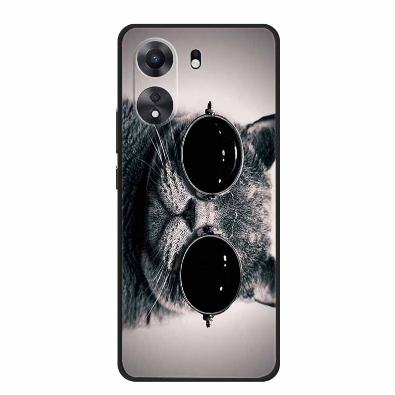 For Xiaomi Poco C65 Case Animals Soft Silicone TPU Phone Cases Back Cover For Xiaomi PocoC65 6.74" Wolf Protector Cute Girl Para