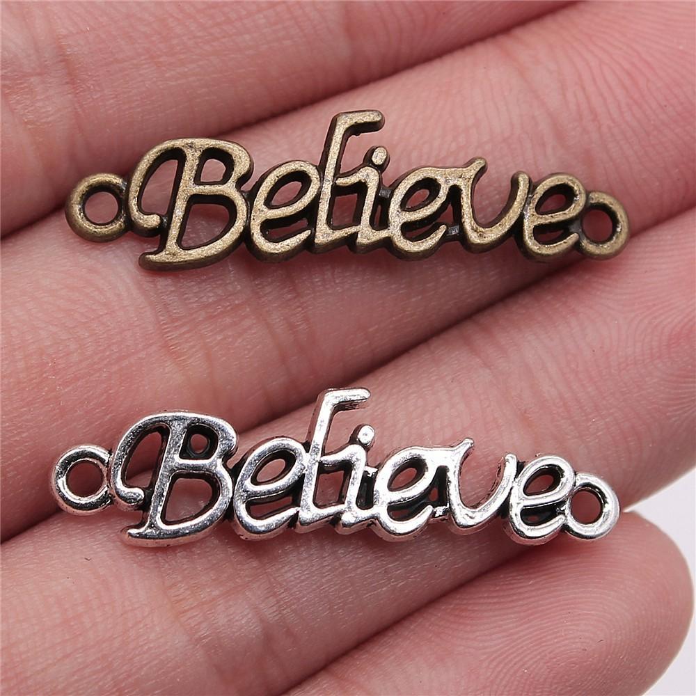 Letter Plate Connectors Alphabet A-Z Antique Bronze Zinc Alloy Jewelry Making Craft Parts DIY Connect Parts