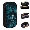 Son Heung-Min Soccer Football Pencil Cases Number 7 Pencil Pouch Pen for Student Big Capacity Bag School Supplies Stationery