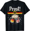 Oktoberfest Drinking Men Women Vintage German Flag Prost T-Shirt