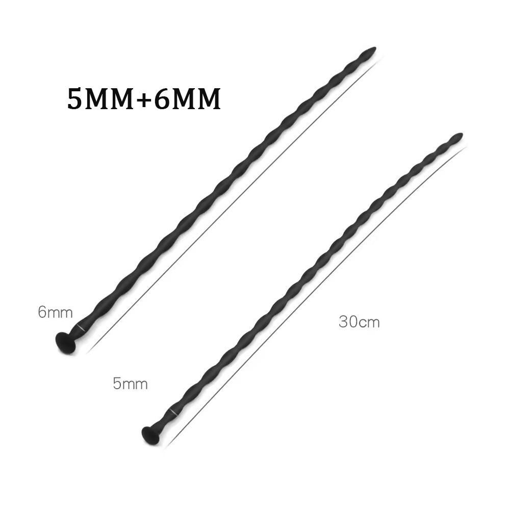 RUNYU Silicone Wave Horse Eye Stick Urethran Expander Sextoys SM Penis Plug Men Urethra Masturbation Stimulator Adult Supplies