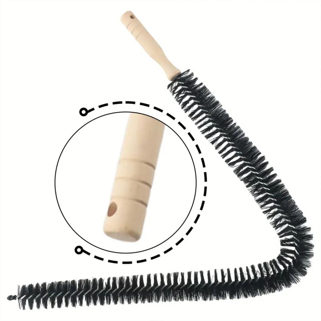 1pc Multi functional dryer vent cleaning kit - flexible cotton brush suitable for vents, radiators, and household appliances