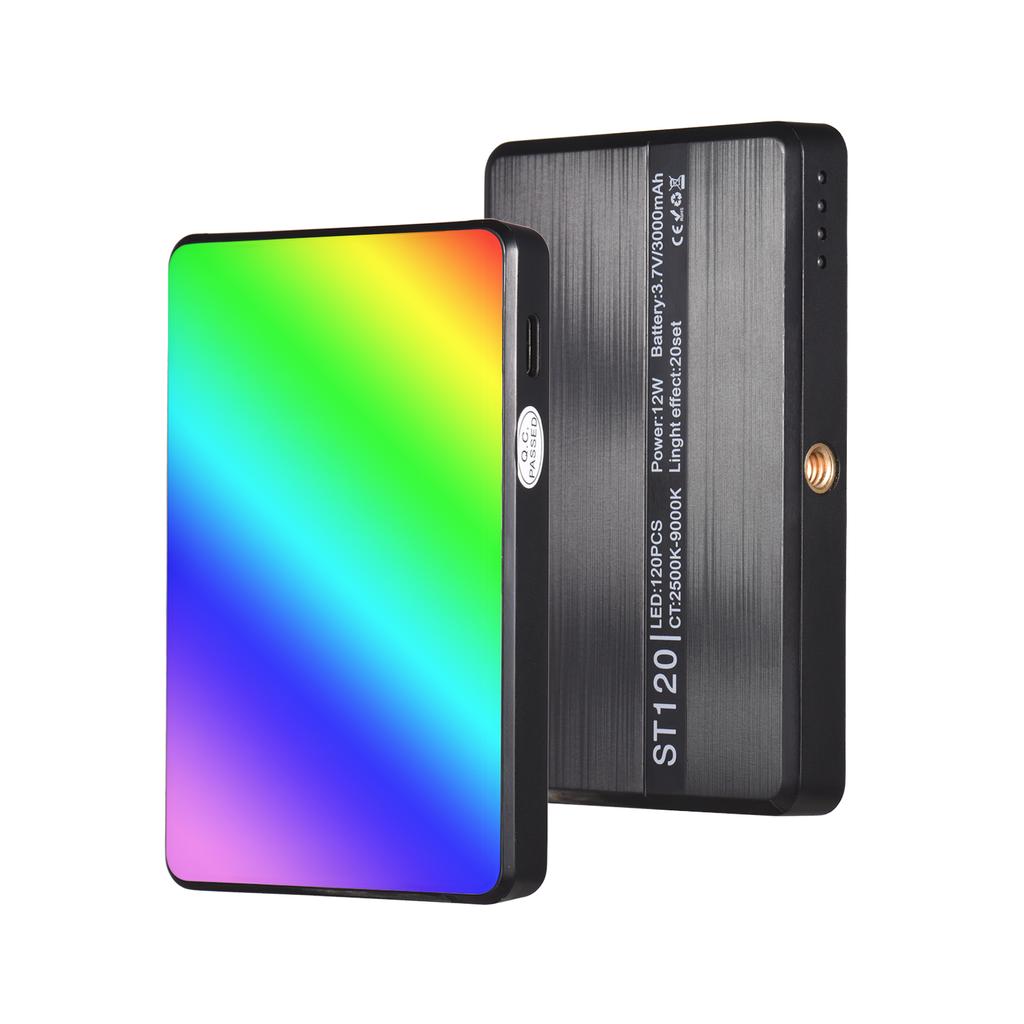   LED Photography Fill Light 120 LED 2500K-9000K Rechargble Brightness   ket Video Light