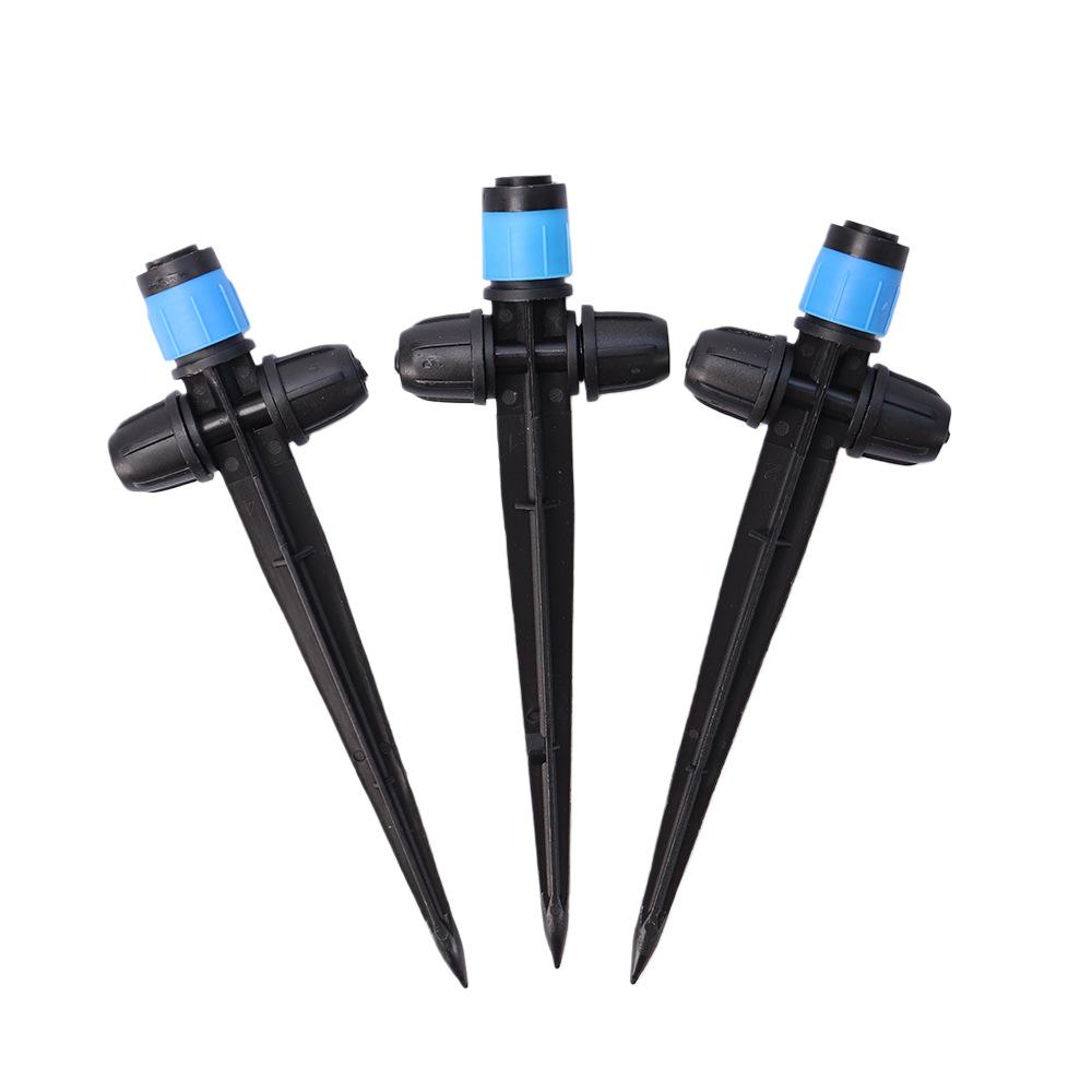 Adjustable Quick-Connect 13cm Ground Stake for Outdoor Bonsai & Potted Plant Irrigation