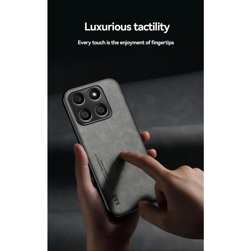 Shockproof Case for Honor X8b X8a 5G Protective Cover Built-in Magnetic Suction Car Holder Textured Business Full Protection Cover