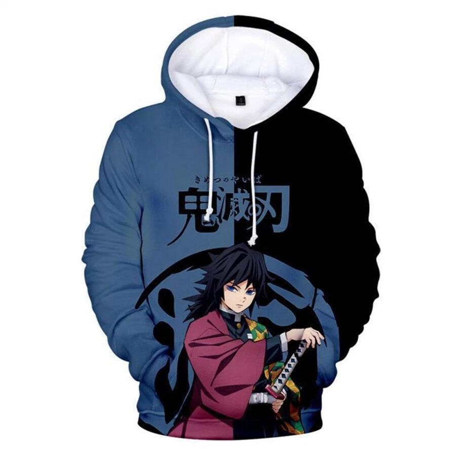 Demon Slayer Tanjirou Nezuko Kochou Shinobu Agatsuma Zenitsu Tröja Cos Hoodie