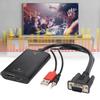 USB Cable with Audio Adapter VGA Input to HDMI Video Converter Excellent Performance