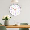 Colorful Numbers Quartz Clock 12 Inch Silent Wall Clock Children Clock  Home Office Decorative