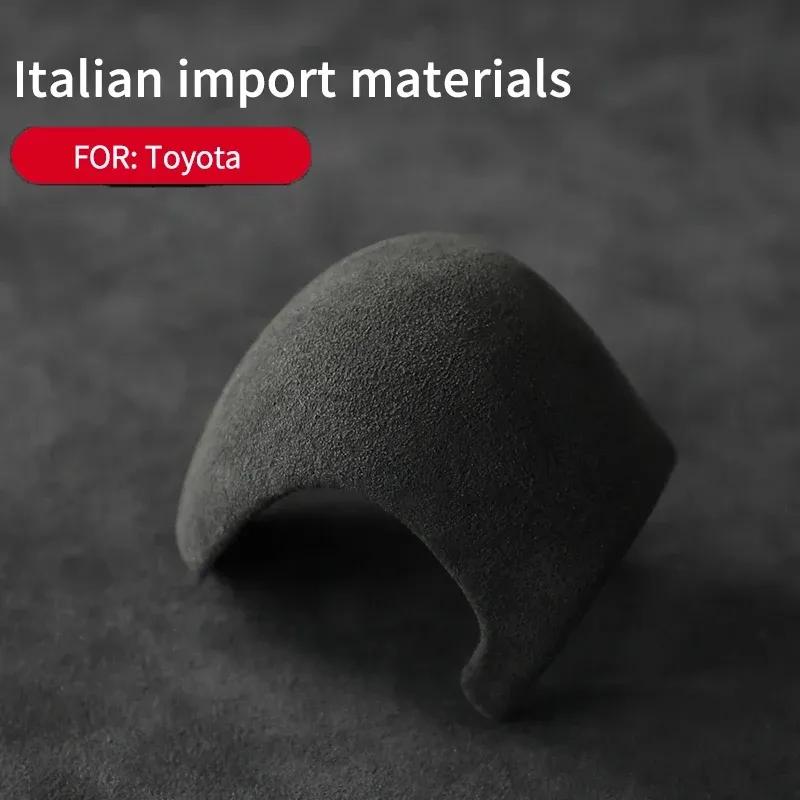 Premium Suede Automatic Car Shifter Boot Gear Shift Knob Head Lever Cover Accessories For Toyota CHR IZOA Interior Decoration