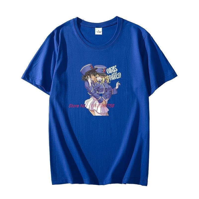 Cotton Tshirt Anime Girls Und Hot Sexy Lesbian Couple Unisexga Harajuku Graphic T Shirts Oversize Tshirts Summer Unisexs Clothing