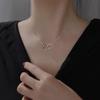 Jinqiao Turning Love Niche Hollow Necklace Women's Style Pendant Versatile Lock Pendant