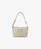 Armani Exchange Women'S Square Logo Belt Shoulder Bag_Beige A424370510