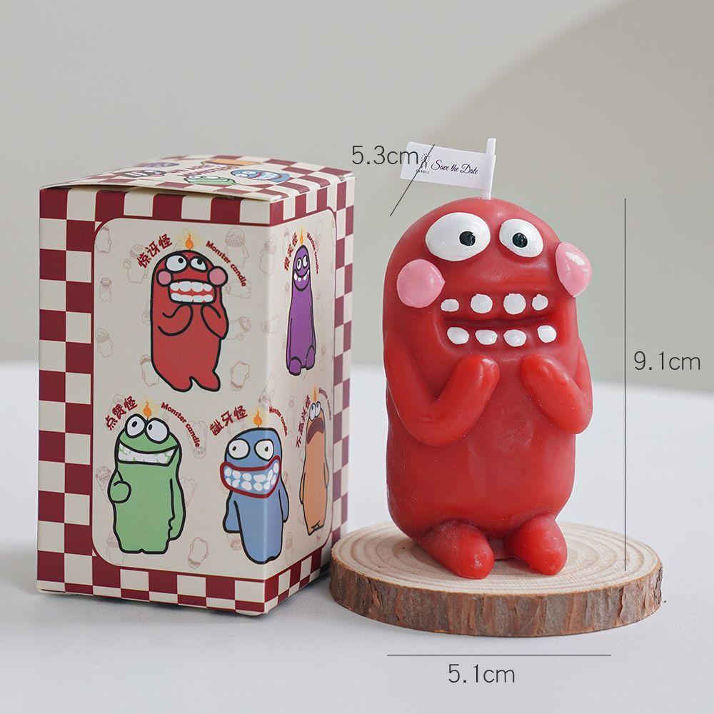 Mud Man Monster Aromatherapy Candle Ornament Nordic Style Creative Exquisite Ugly Cute Room Smoked Candle Birthday Gift Gift