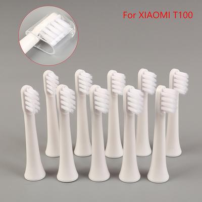 5/10 Uds Xiaomi T100 cepillo de dientes eléctrico de repuesto cepillo de cerdas limpias