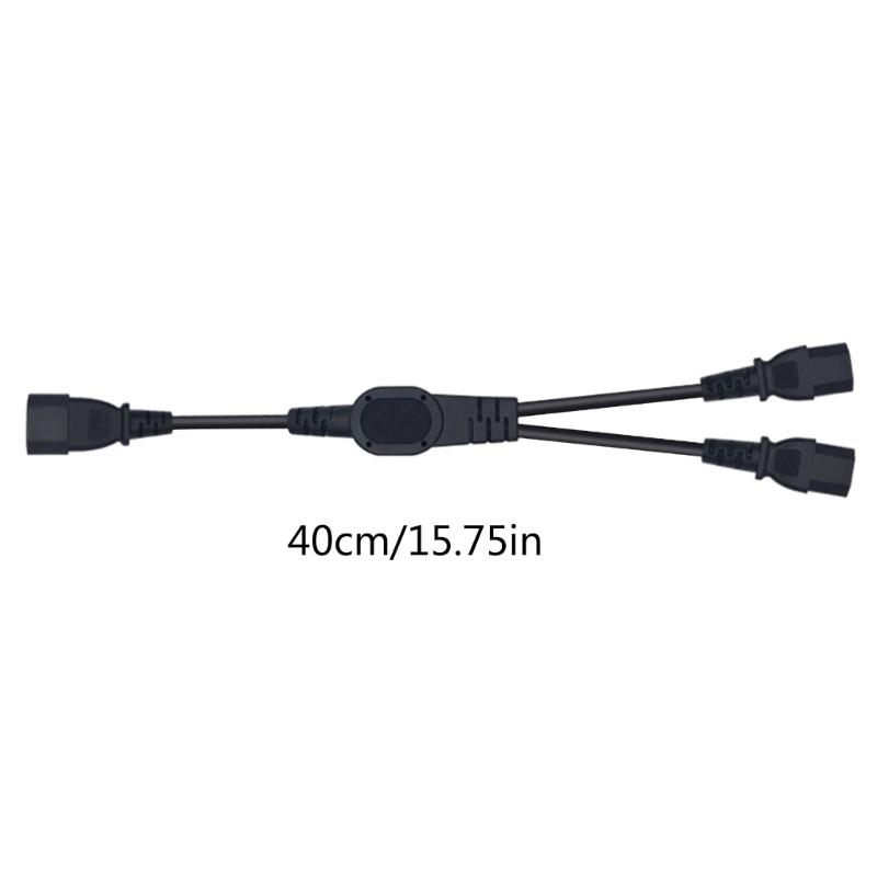 Computer-Stromverteilerkabel, IEC320 C14 auf 2×C13 Stromkabelversorgung Amerikanischer Standard 3-Pin Verlängerungskabel