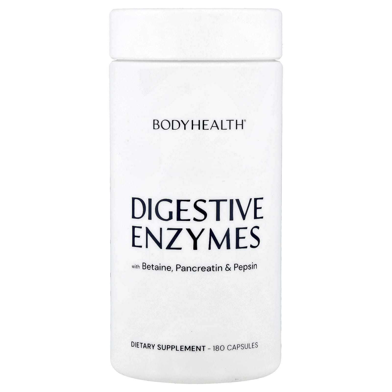 

Digestive Enzymes with Betaine, Pancreatin and Pepsin, 180 Capsules