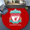 Okrągły dywan Liverpool pod krzesła biurowe, do sypialni, salonu, wystrój domu