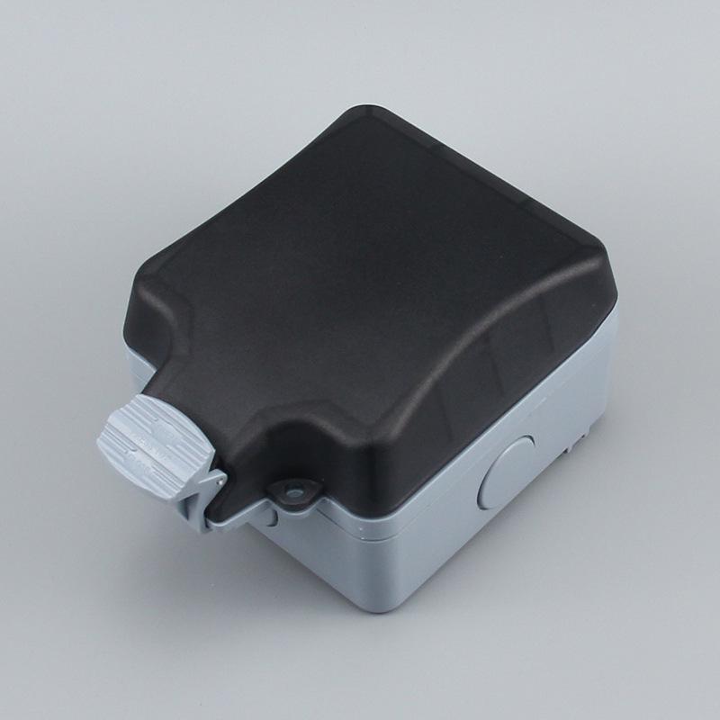 Israel Standard IP66 Waterproof Outdoor Socket, 3-Hole Double 86 Type & 146 Type Plug, Surface-Mounted Rainproof Socket